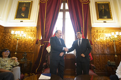 300323 Alcalde Rafael López Aliaga se reúne con el presidente del Congreso de la República