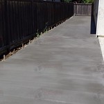 All New Concrete Side Yard In Vacaville