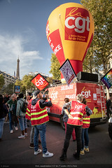 Paris, manifestation CGT du 27 octobre 2022