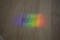 rainbow spectrum -- through my window