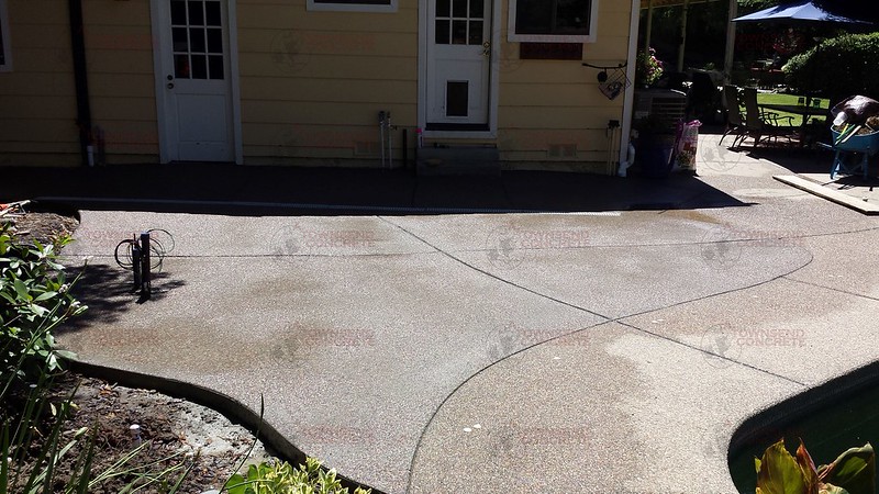 Concrete Pool Deck Extension In Vacaville California