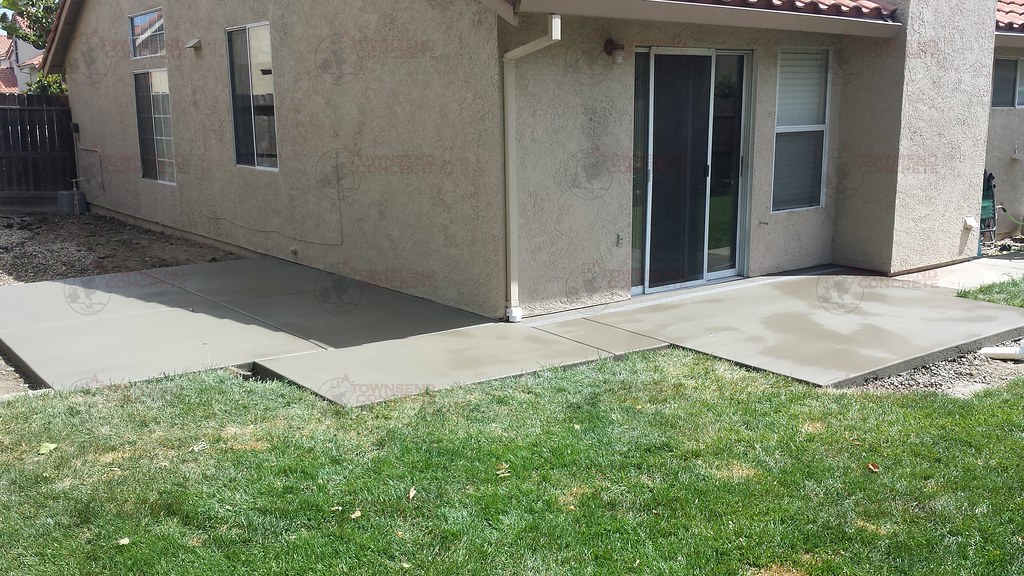 Concrete Patio Areas Just Finished In Vacaville California