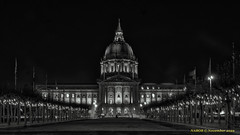 San Francisco, CA: City Hall at Night