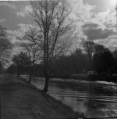 Lincoln lot April 23, Ilford Delta 400, Kodak 6x6 mkii