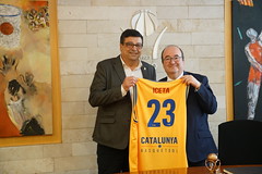 Visita del Ministre de Cultura i Esport, Miquel Iceta