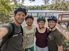 Family Bike Ride at Eagle Lake Park