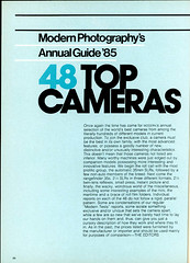 Modern Photography '85 Annual Guide: 48 Top Cameras