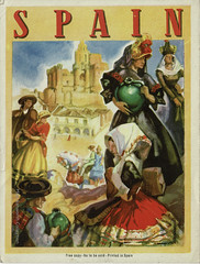 Spain : tourist brochure c.1950 : artist Jose Morell