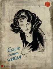 Gracie comes Whoam : souvenir brochure for visit of Gracie Fields to Rochdale, Lancashire, 1931