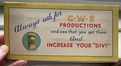 CWS Productions - pop-up shop folder, c1935