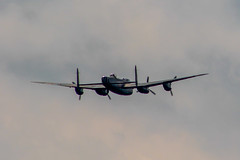Lancaster Bomber Flyby over Bladon 7th May 2023
