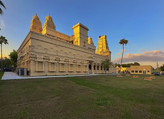 Hindu Temple of Florida, 5509 Lynn Road, Tampa, Florida, USA / Built: 1994-1996 / Floors: 2 / Height: 70 ft / Rajagopuram was designed and created by: Muthiah Sthapathi / Architectural Style: Hindu