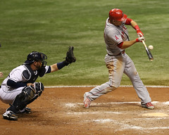 Mike Trout Bat on Ball