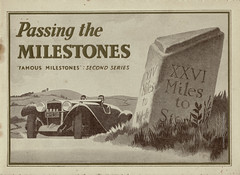 Famous Milestones booklets issued by National Benzole, c.1932
