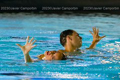 Artistic swiming world cup 2023. Superfinal. DUO FREE MIXTO. Oviedo. Junio 2023