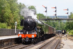 King Charles III visit to Pickering on the Royal Train with Flying Scotsman (12.06.2023)
