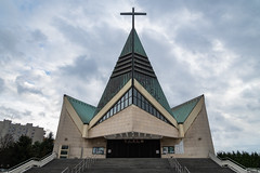 S 159_23 CRACOVIE: Mistrzejowice - Façade principale de l'Eglise