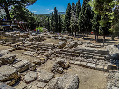 RUINS OF KNOSSOS PALACE, CRETE, GREECE