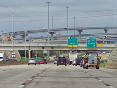 I-20 Exit along I-35W North in Ft Worth, 16 Mar 2023