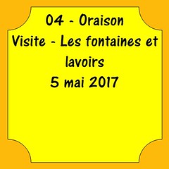 04 - Oraison - Visite - Les fontaines et lavoirs - 5 mai 2017