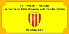 04 - Forcalquier - RandoCool - Les Mourres, les bories et l'aqueduc - 22 octobre 2016