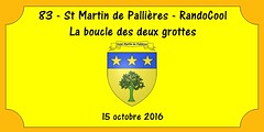 83 - Saint Martin de Pallières - RandoCool - La boucle des deux grottes - 15 octobre 2016