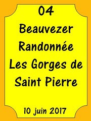 04 - Beauvezer - Randonnée - Les Gorges de Saint Pierre - 10 juin 2017