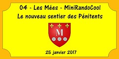 04 - Les Mées - MiniRandoCool - Le nouveau sentier des Pénitents - 25 janvier 2017