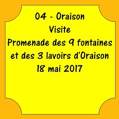 04 - Oraison - Visite - Les Lavoirs et fontaines - 18 mai 2017