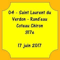 04 - Saint Laurent du Verdon - Rand'eau - Coteau Chiron - 17 juin 2017