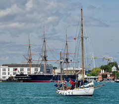 Cirdan Sailing Trust, Portsmouth Harbour 06Jul23