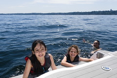 Boating on Lake Washinton, Jul 2023