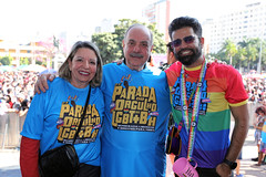 Prefeito Fuad Noman na 24 Parada do Orgulho LGBT+ de Belo Horizonte. 09/07/23