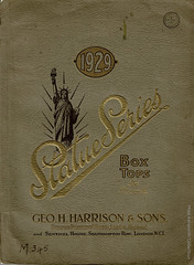 Statue Series of box tops in stock : Geo. Harrison & Sons, Leeds : catalogue 1929