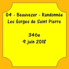 04 - Beauvezer - Randonnée - Les Gorges de Saint Pierre - 2018-06-09