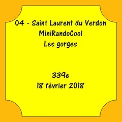 04 - Saint Laurent du Verdon - MiniRandoCool - Les gorges - 2018-02-18