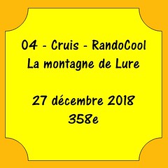 04 - Cruis - RandoCool - La montagne de Lure - 2018-12-27