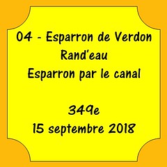04 - Esparron de Verdon - Rand'eau - Le long du canal - 2018-09-15