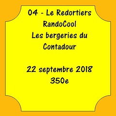 04 - Le Redortiers - RandoCool - Les bergeries du Contadour - 2018-09-22