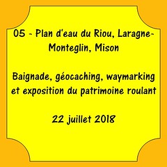 05 - Plan d'eau du Riou, Laragne et Mison - 2018-07-22