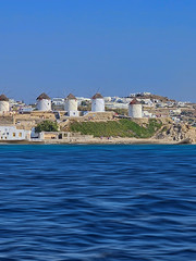 Village of Mikonos, Island of Mykonos, Cyclades islands, South Aegean Sea, Greece, EU
