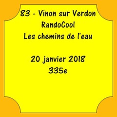 83 - RandoCool - Vinon - Les chemins de l'eau
