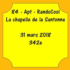 84 - Apt - RandoCool - La Santonne - 2018-03-31