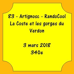 83 - Artignosc - RandoCool - La Coste et les gorges du Verdon - 2018-03-03