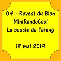04 - Revest du Bion - RandoCool - La boucle de l'étang - 18 mai 2019