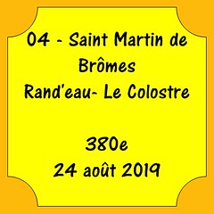 04 - Saint Martin de Brôme - Le Colostre - 24 août 2019