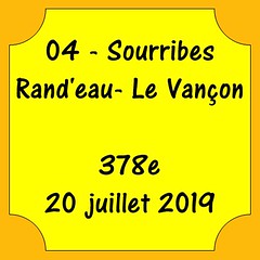 04 - Sourribes - Rand'eau - Le Vançon - 378e - 20 juillet 2019