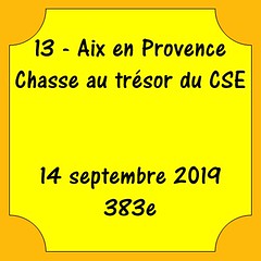 13 - Aix en Provence - Chasse au trésor du CSE - 14 septembre 2019 - 383e