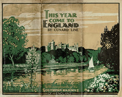 This year come to England by Cunard Line : brochure issued by the Southern Railway of England, 1928