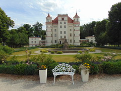 Palaces in Łomnica and Wojanów, Poland.